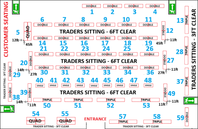 QUAD (4 TABLES - 2 FRONT 2 BACK) @ SPALDING CARD SHOW 2 DAY (27 & 28/02/2027) IN MEGA SUITE - Image 3